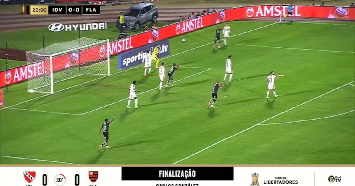 Informações sobre vitória do Flamengo não aparecem no material enviado