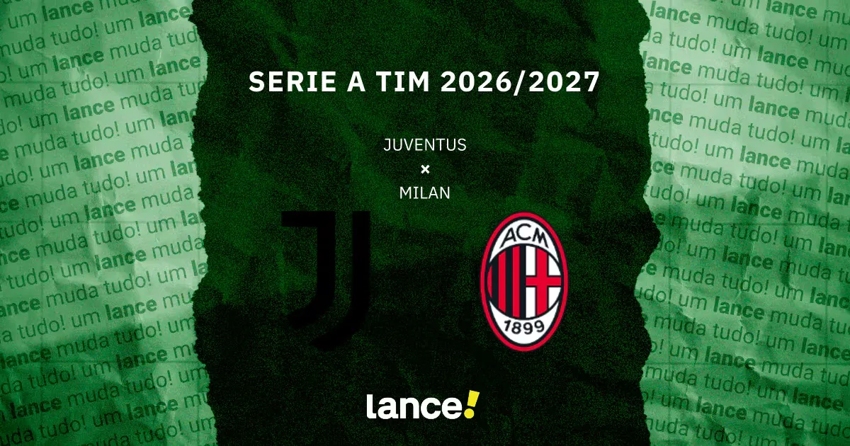Juventus e Milan duelam pela liderança da Serie A neste domingo