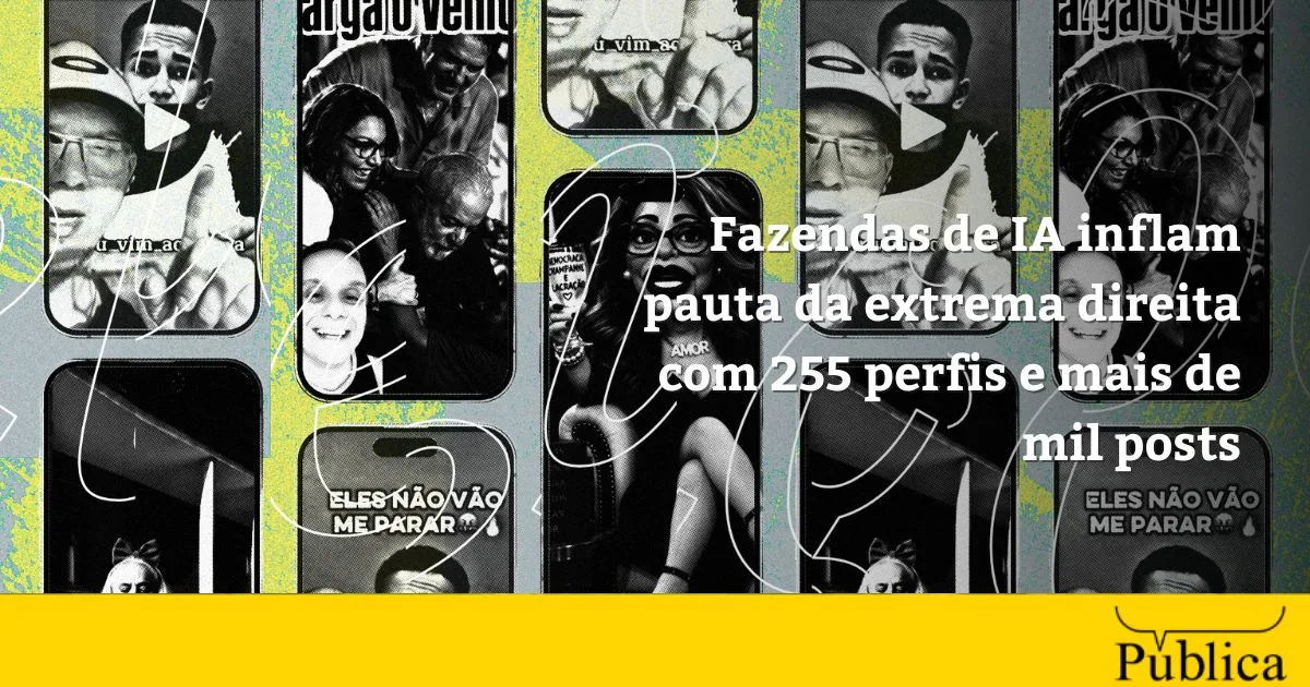 Rede de perfis com IA acumula 58 milhões de visualizações no Instagram