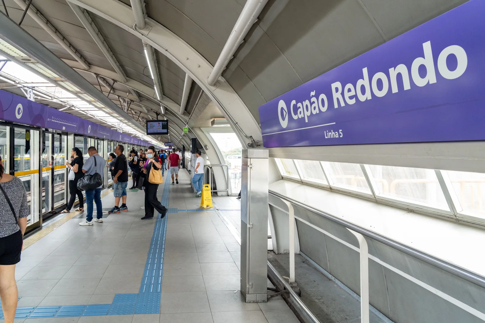 Linha 5-Lilás tem falha pelo terceiro dia seguido nesta semana