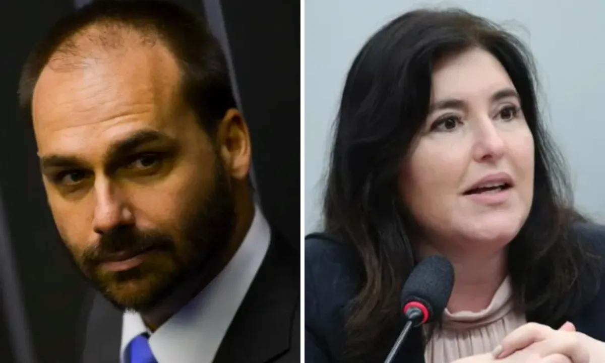 TRE manda retirar publicação de Eduardo Bolsonaro contra Simone Tebet