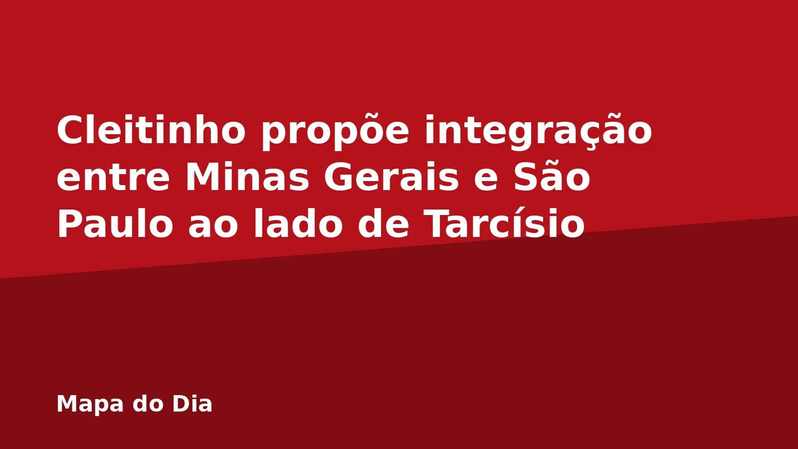 Cleitinho propõe integração entre Minas Gerais e São Paulo ao lado de Tarcísio