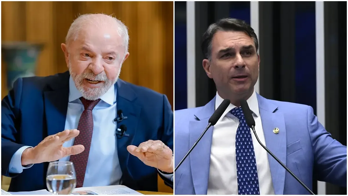 Lula marca 46% contra 44% de Flávio em simulação de segundo turno