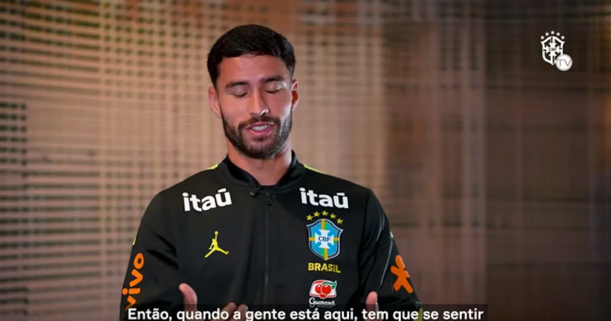 Martinelli destaca orgulho de defender a seleção brasileira em amistosos