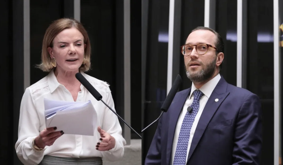 STF derruba decisões do TRE e libera propaganda de Gleisi que vincula Filipe Barros ao Banco Master