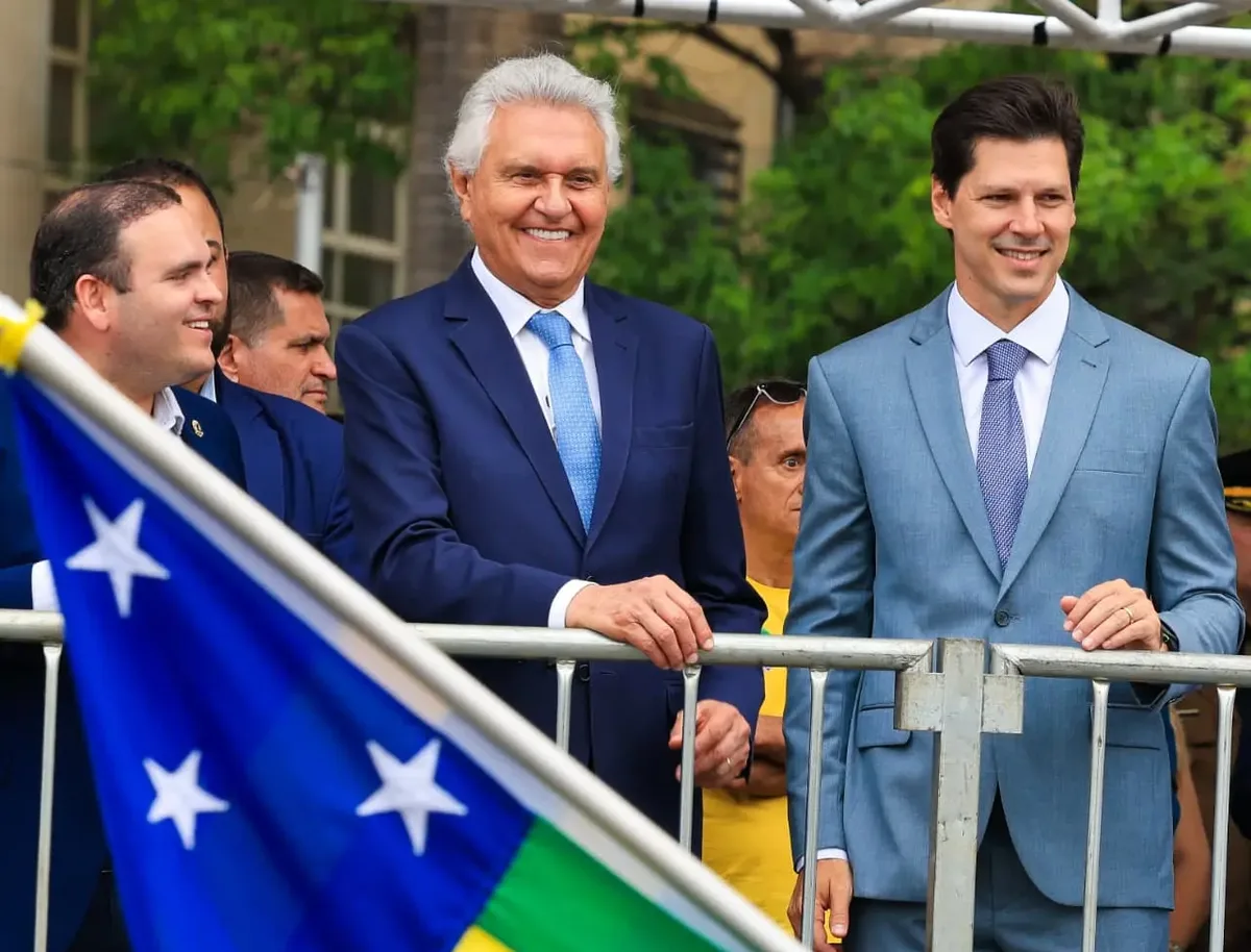 Caiado apoia reeleição de Vilela e governador apresenta plano para Goiás