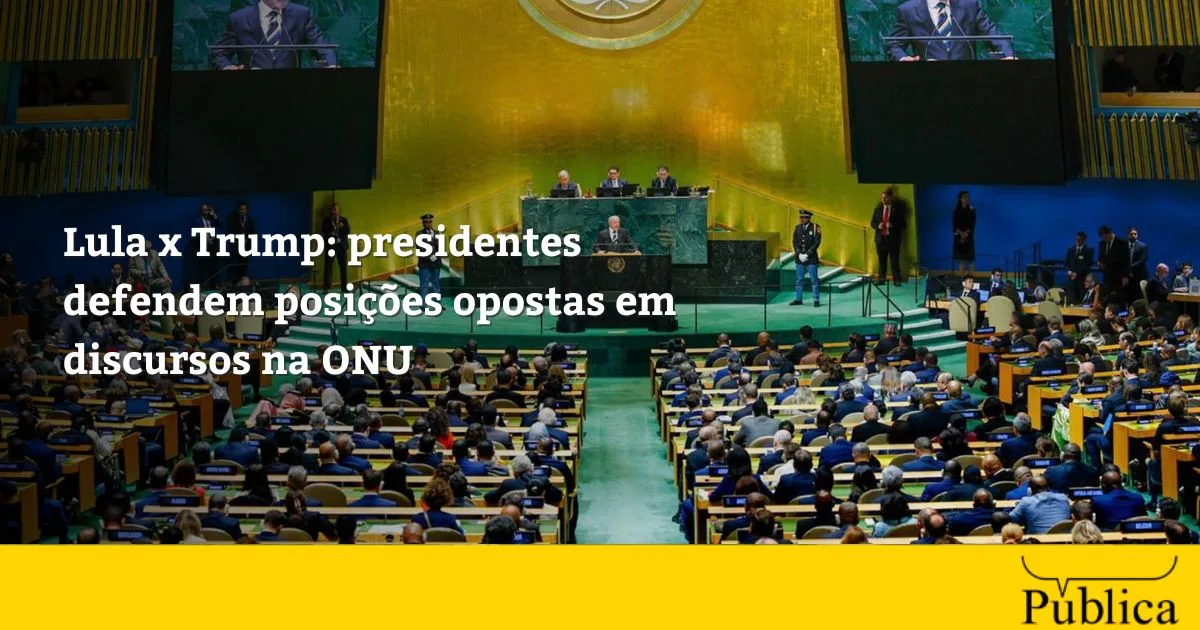 Na ONU, Lula cobra soberania e regulação; Trump celebra força militar dos EUA