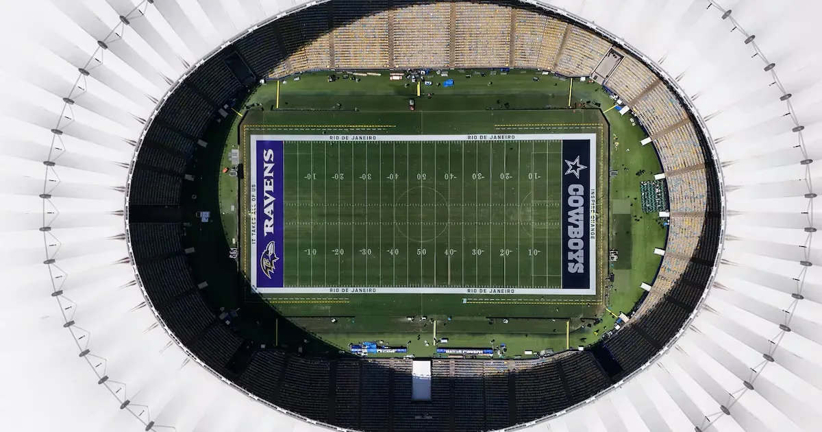 Maracanã recebe duelo entre Cowboys e Ravens pela NFL neste domingo
