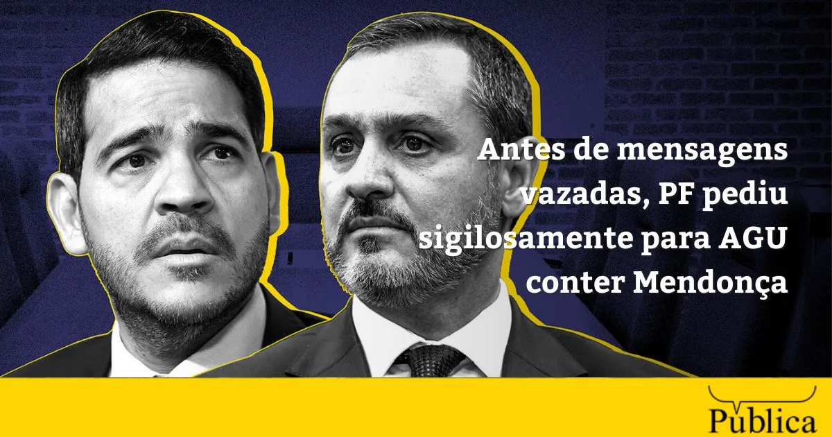 AGU rejeitou pedido da PF para contestar ordem de André Mendonça