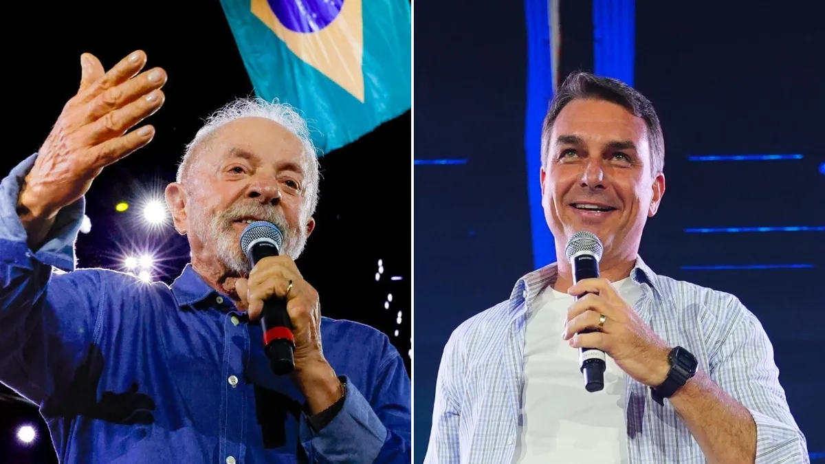 Lula e Flávio Bolsonaro encerram campanha em São Paulo antes do primeiro turno