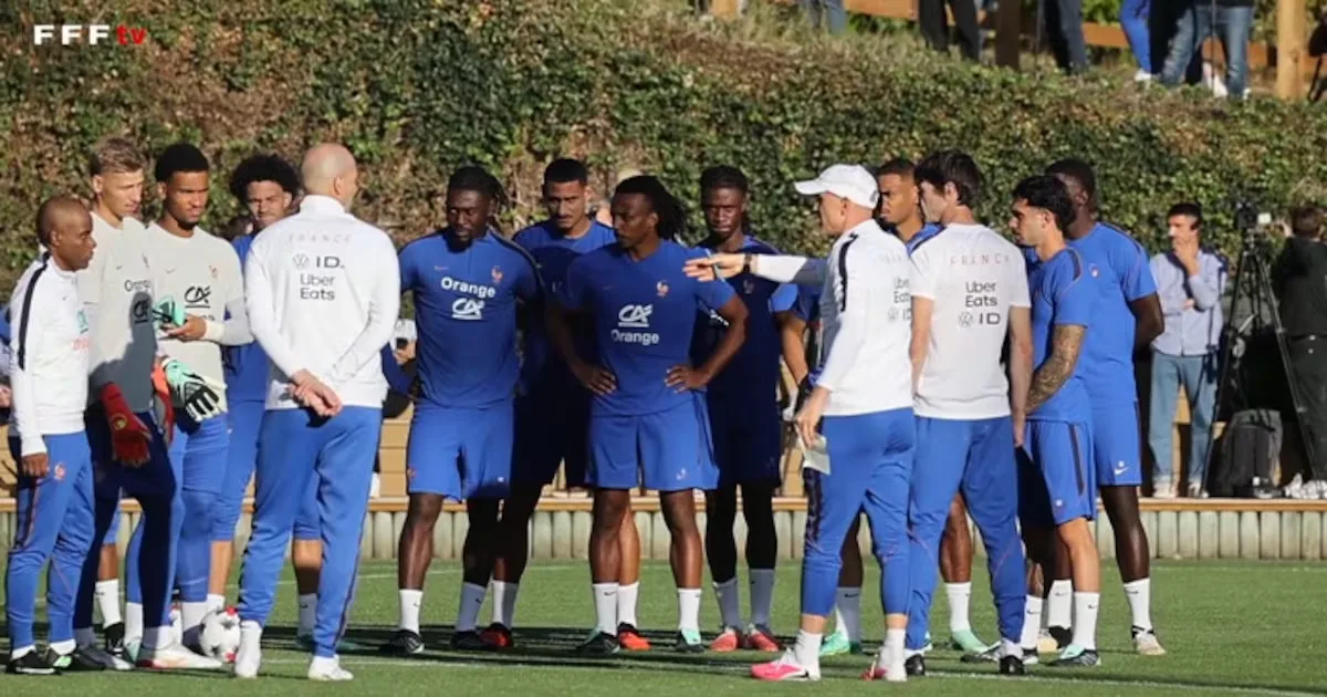Zinedine Zidane lidera primeira atividade como técnico da França