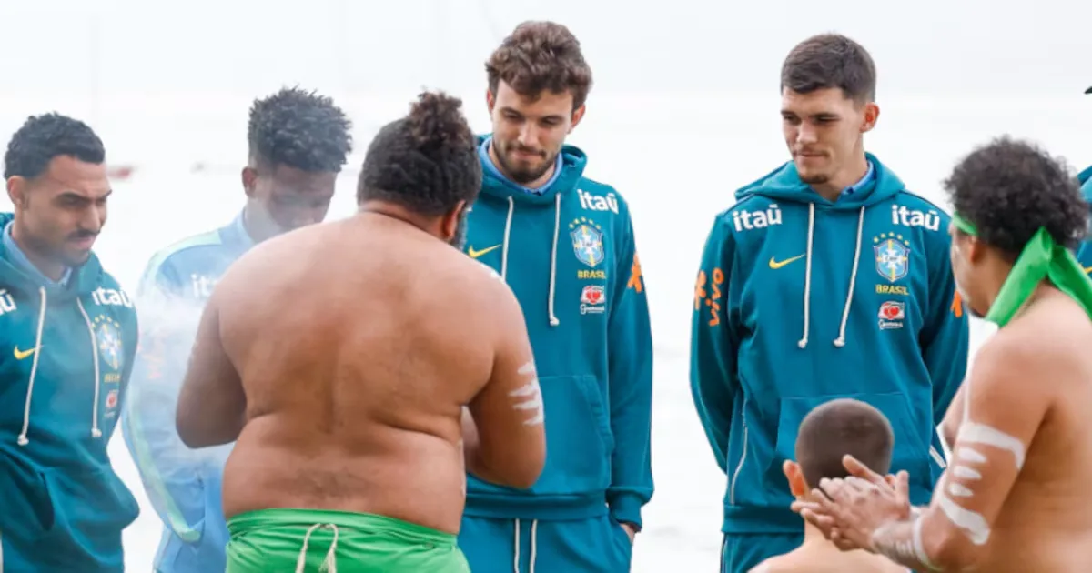 Reação de jogadores do Brasil durante cerimônia gera críticas na Austrália
