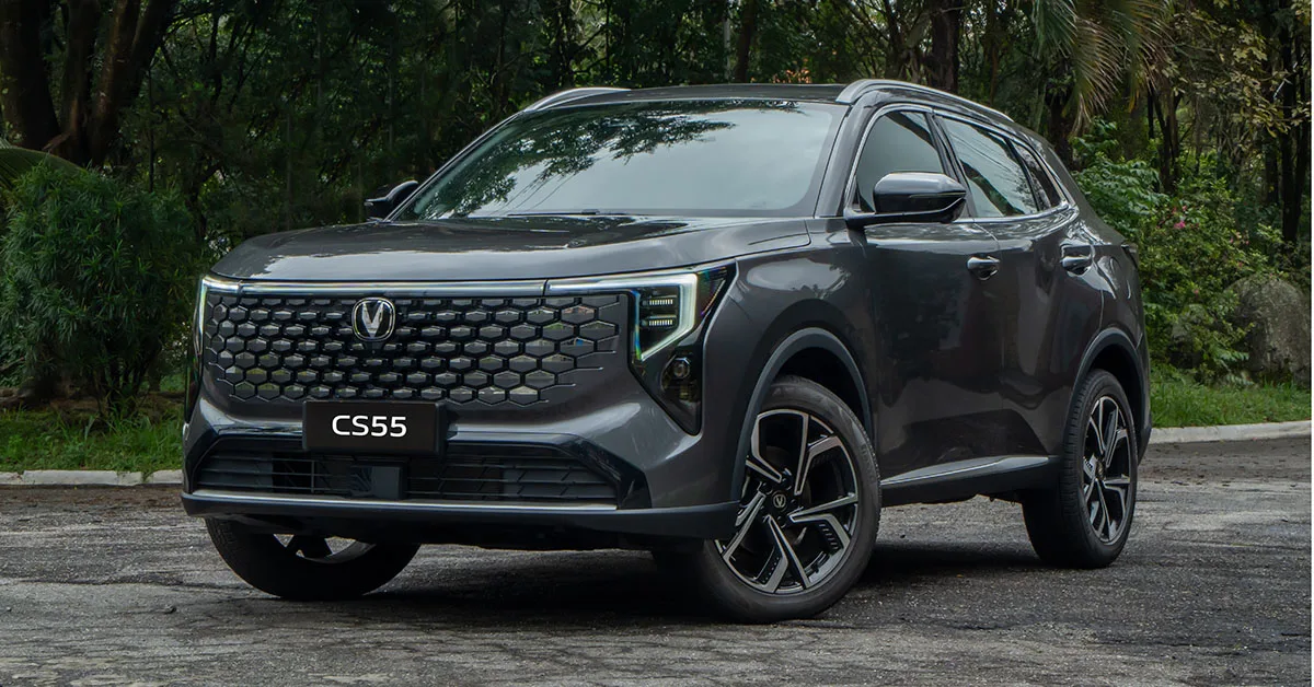 Caoa Changan lança CS55 com versões flex, híbrida e plug-in