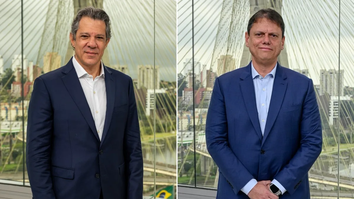 Checagem avalia declarações de Haddad e Tarcísio em entrevistas ao SP1