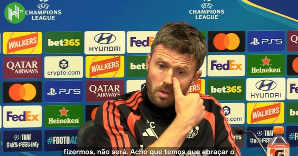Carrick vê espaço para grandes ambições do Manchester United na Liga dos Campeões