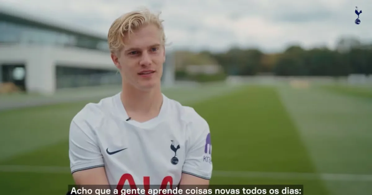 Bergvall define metas após novo contrato com o Tottenham