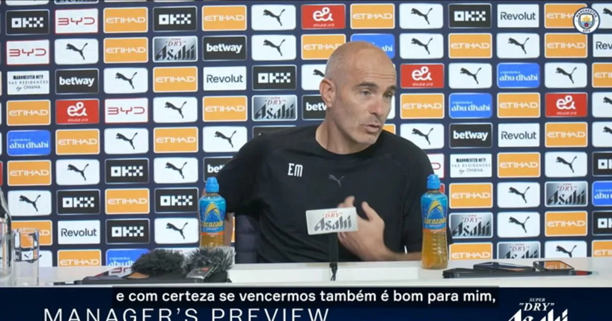 Maresca destaca torcida e objetivo do City no duelo em Old Trafford