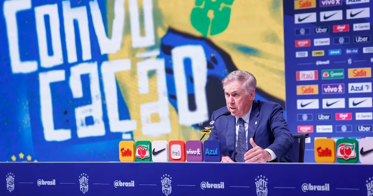 Ancelotti explica plano para renovar a Seleção e mantém chance para quem ficou fora