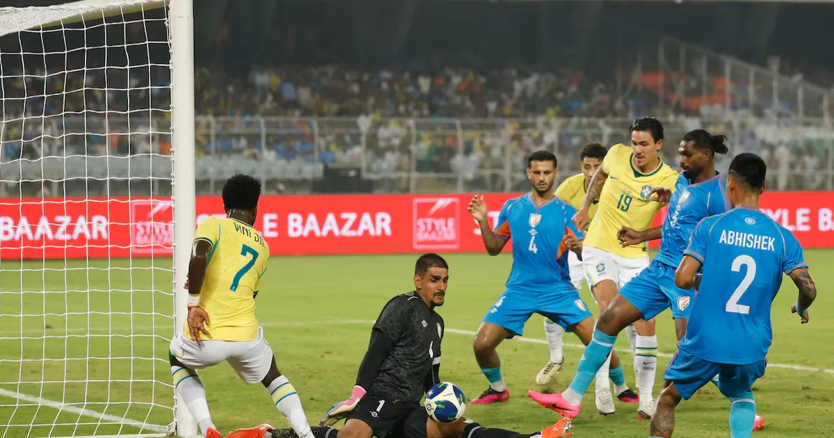Brasil vence a Índia por 4 a 0 em amistoso na Ásia