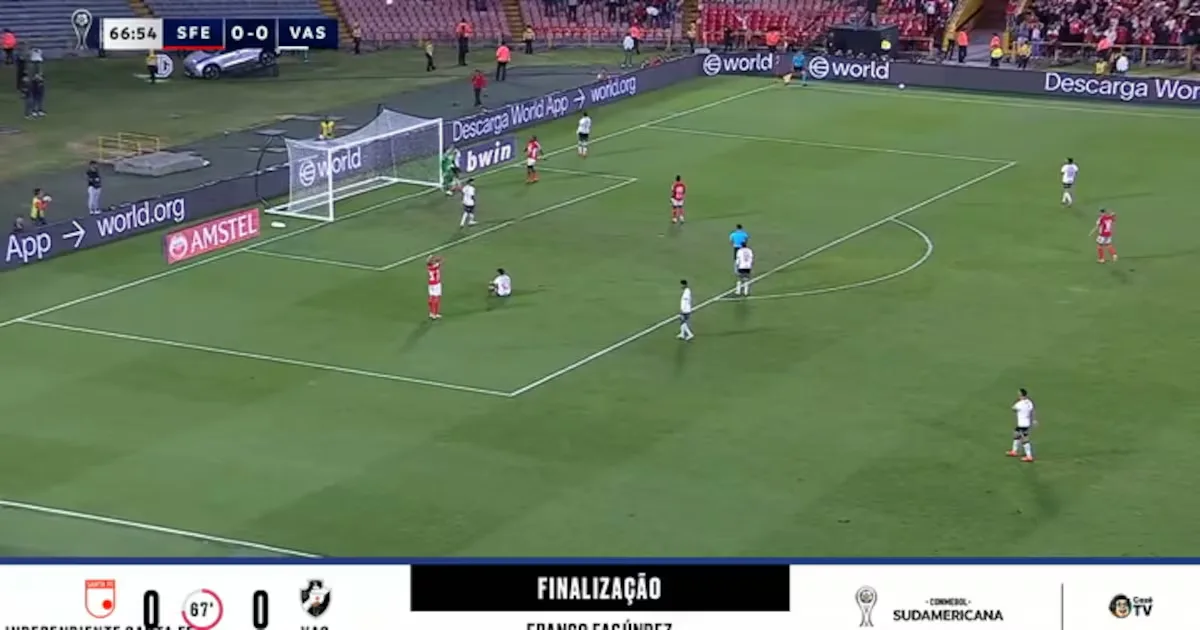 Não há informações confirmadas sobre Vasco e Santa Fe no material disponível
