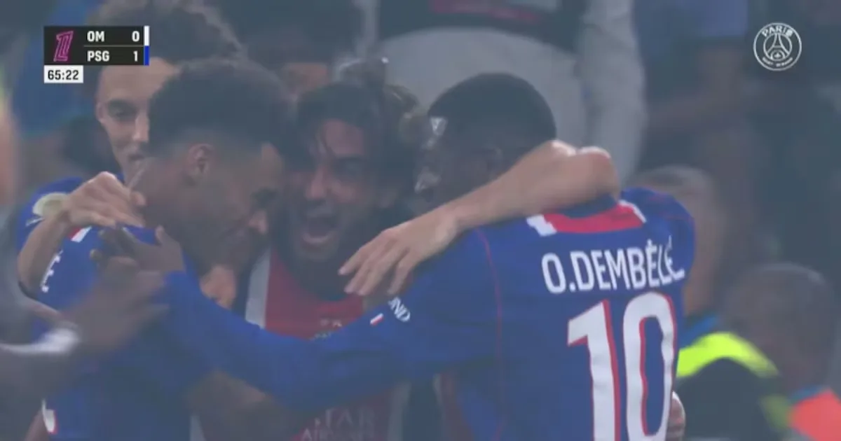 PSG supera o Marseille em confronto decidido por 2 a 1 no Vélodrome