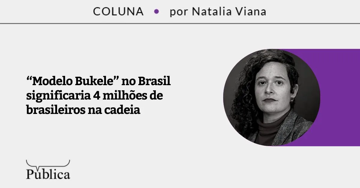 Política de Bukele envolve acordos com criminosos e encarceramento em massa, diz jornalista
