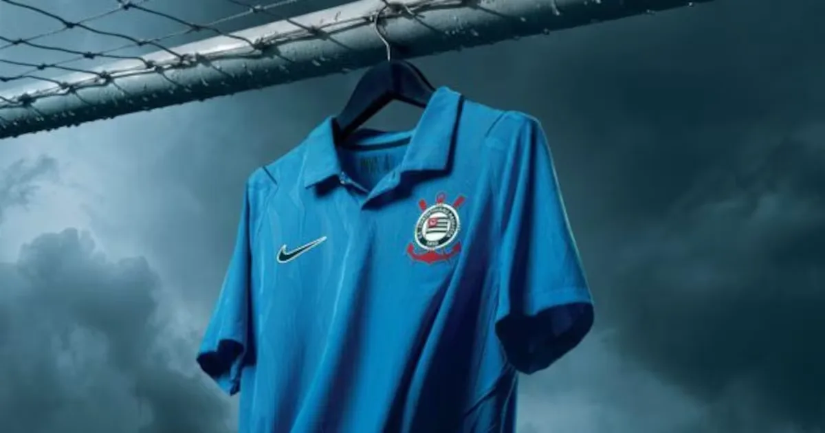 Corinthians apresenta uniforme azul inspirado na Invasão de 1976