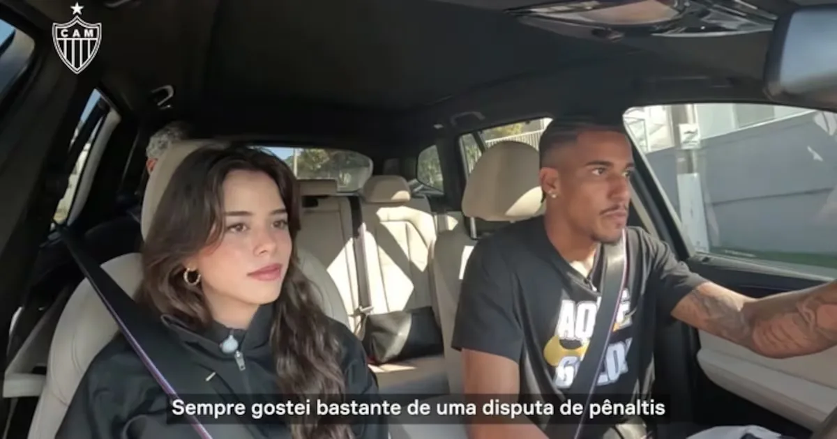Gabriel Delfim relembra disputa de pênaltis do Galo contra o Santos