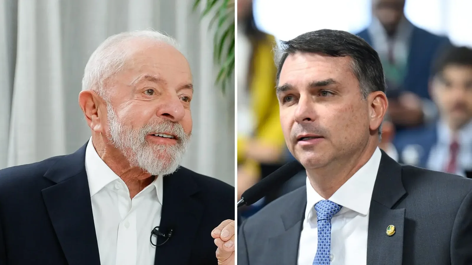 Lula e Flávio Bolsonaro aparecem empatados em simulação de segundo turno