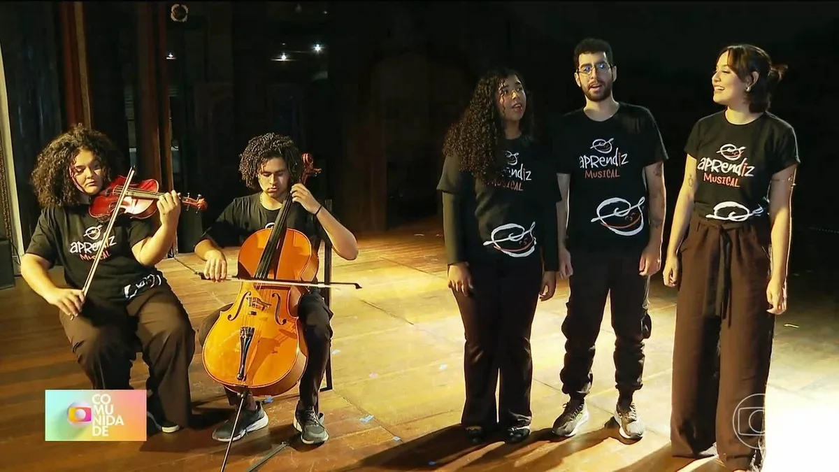 Musical reúne alunos e orquestra do Aprendiz Musical em Niterói