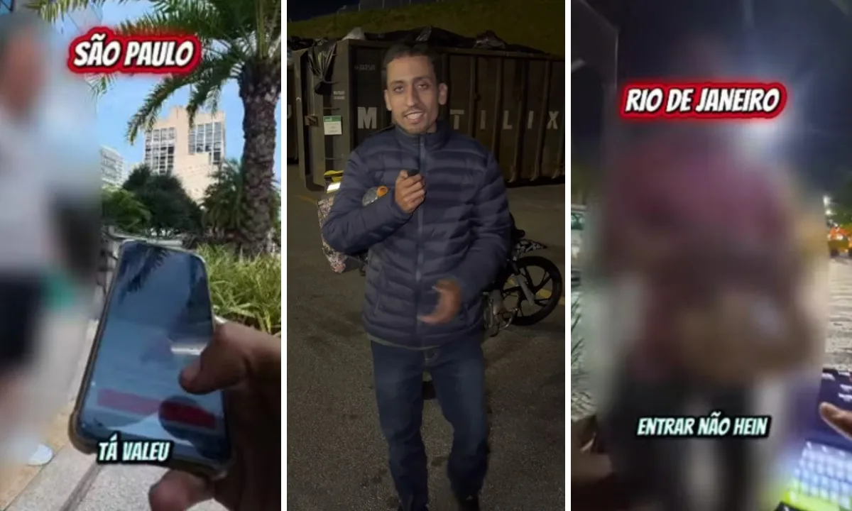Vídeo de entregador sobre clientes no Rio e em SP passa de 1 milhão de visualizações