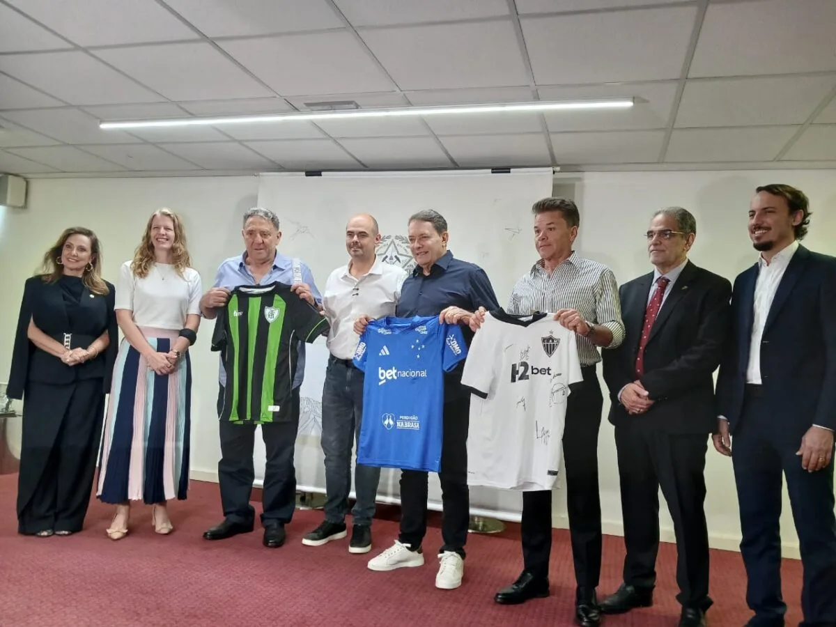 Minas anuncia R$ 32 milhões em patrocínios para três clubes de futebol