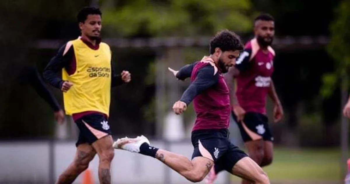 Yuri Alberto treina com o elenco e pode reforçar o Corinthians no Beira-Rio