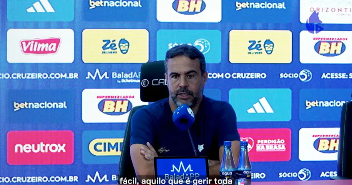 Artur Jorge relaciona vitória do Cruzeiro ao apoio da torcida após quedas nas Copas