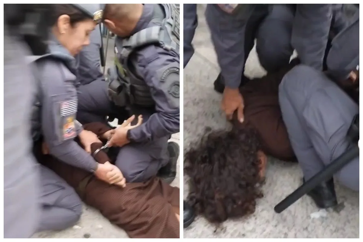 Mulher relata ter sido algemada durante panfletagem em estação de metrô