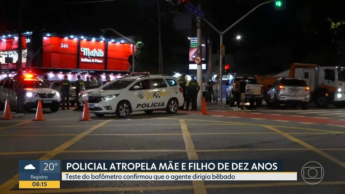 Policial civil é preso após atropelar família na Zona Norte de São Paulo