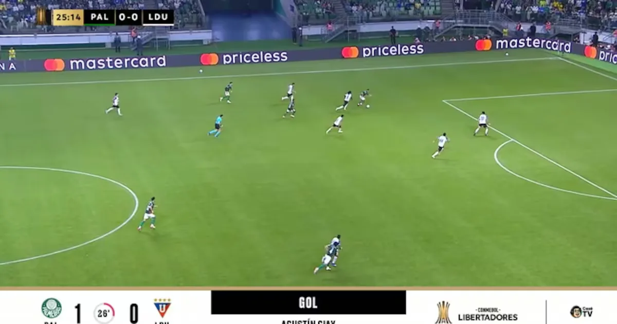 Giay decide duelo no Nubank Parque e Palmeiras abre vantagem contra a LDU