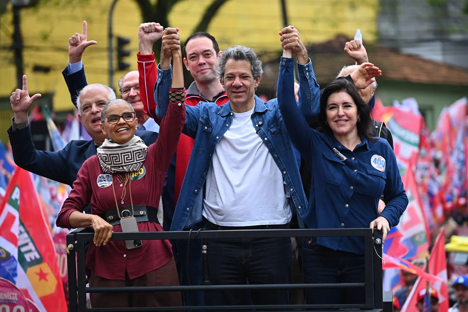 Haddad diz que campanha cumpriu objetivo em ato no ABC Paulista