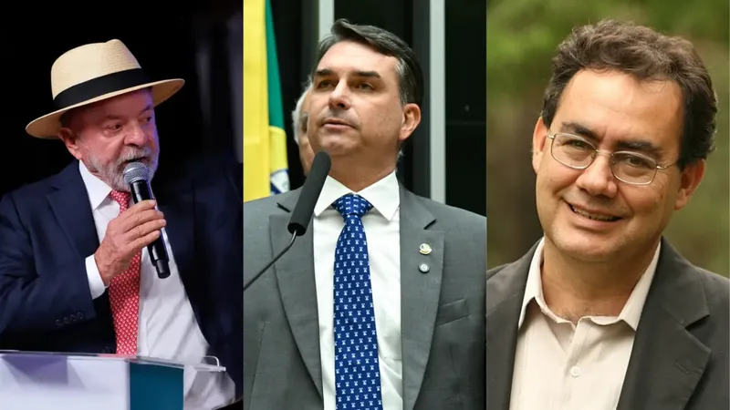 Lula e Flávio Bolsonaro empatam com 41% no segundo turno, diz Quaest