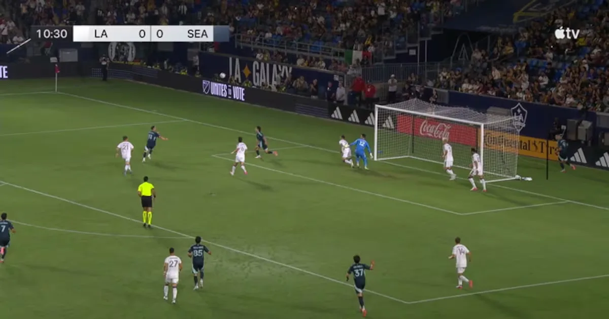 LA Galaxy e Seattle Sounders empatam por 1 a 1 pela MLS
