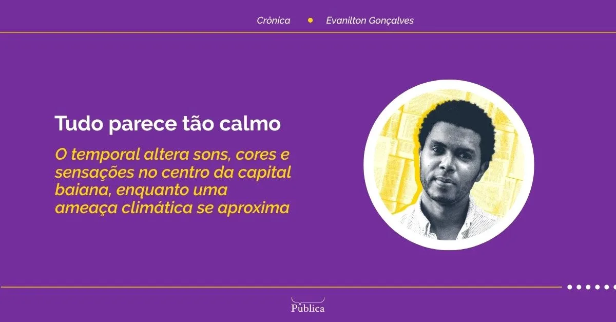 Temporal interrompe a rotina e revela sinais de mudança em Salvador