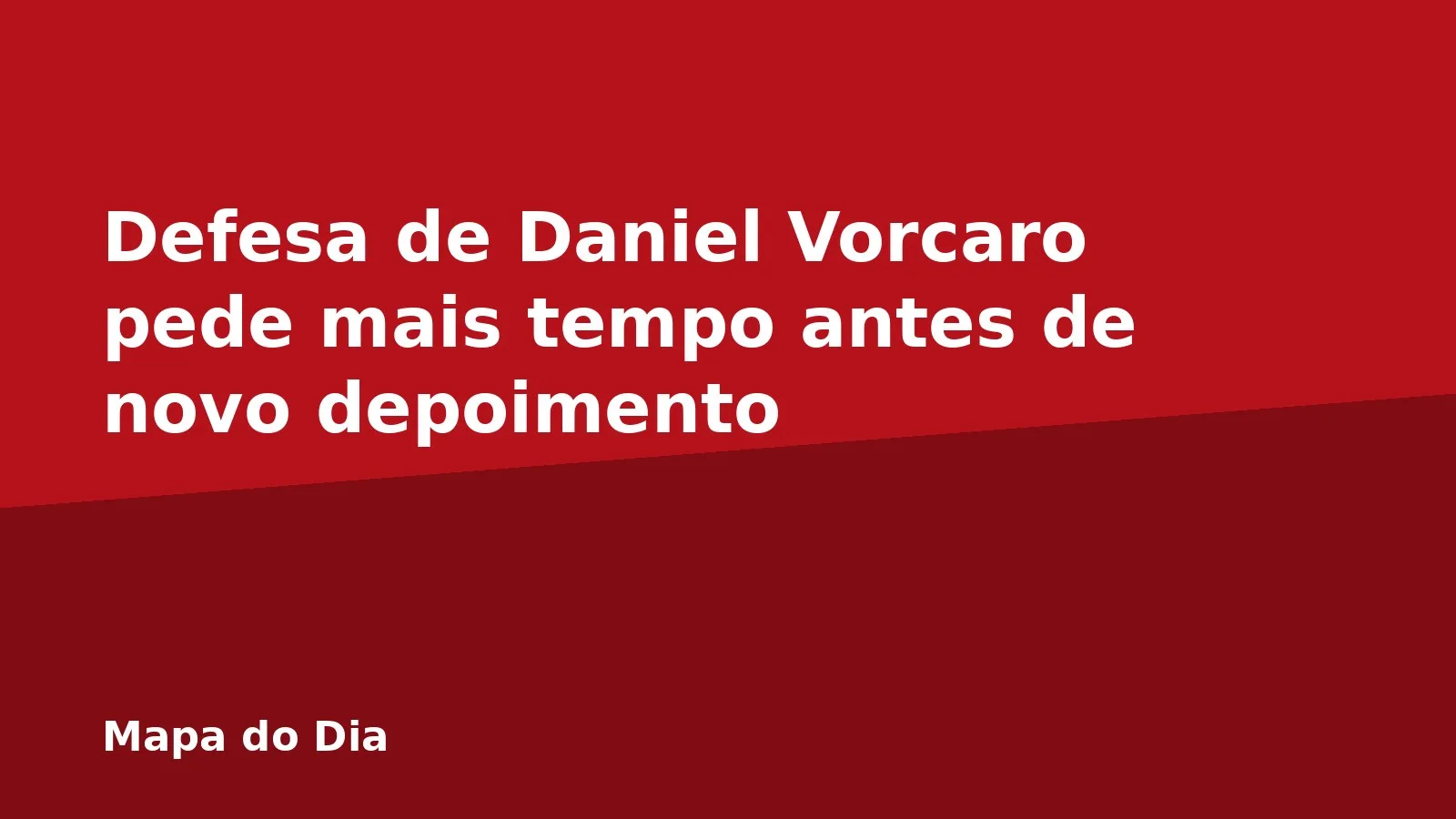 Defesa de Daniel Vorcaro pede mais tempo antes de novo depoimento