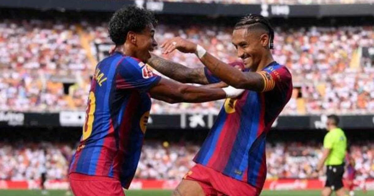 Raphinha chega a seis gols e uma assistência pelo Barcelona