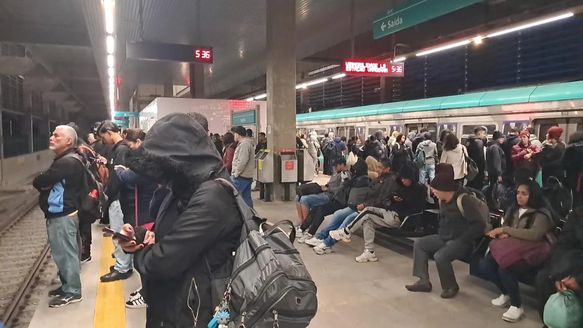 Chuva altera operação nas linhas 9-Esmeralda e 5-Lilás em São Paulo