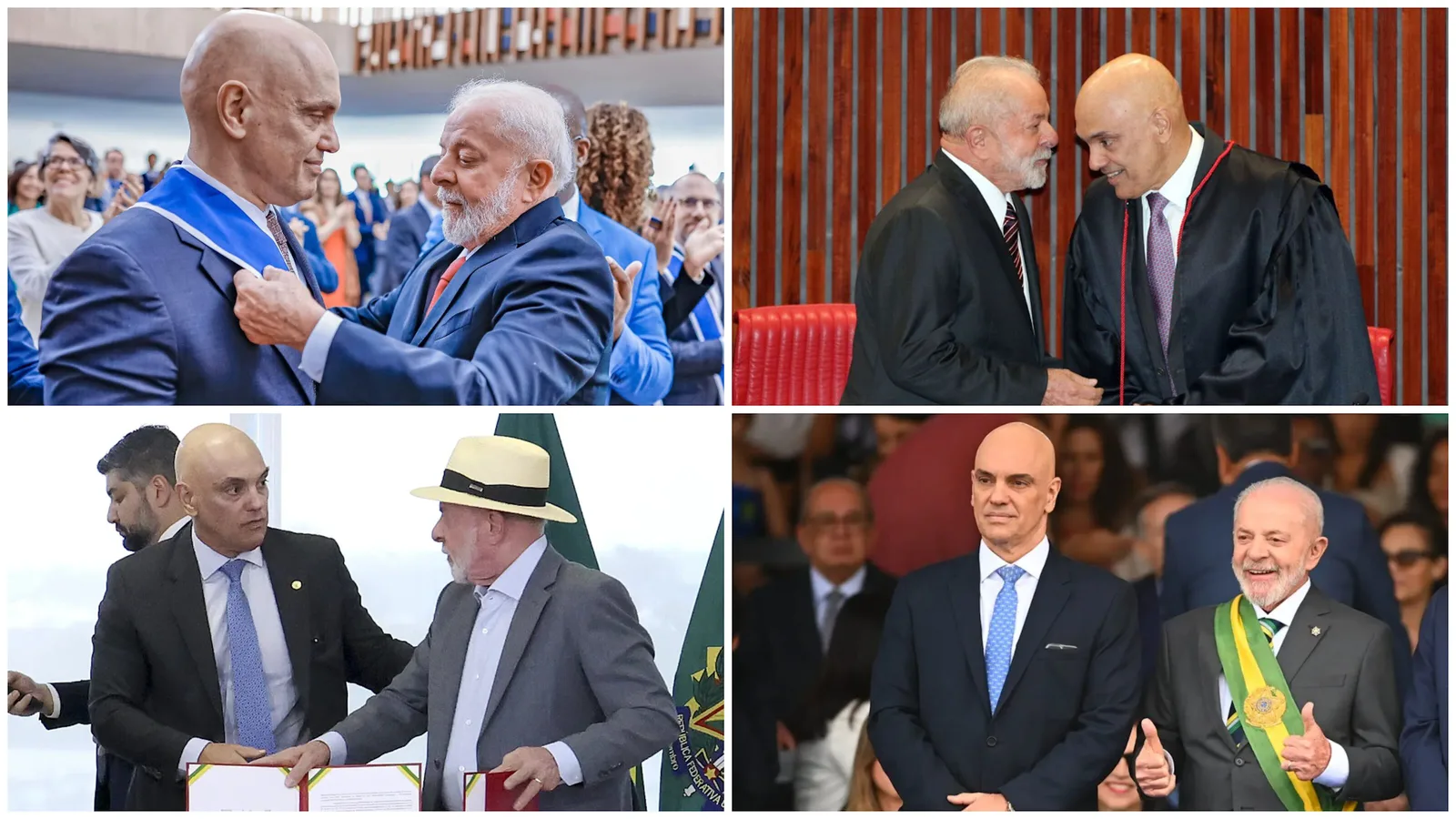 Histórico reúne apoio de Lula a Moraes em crises e decisões do governo