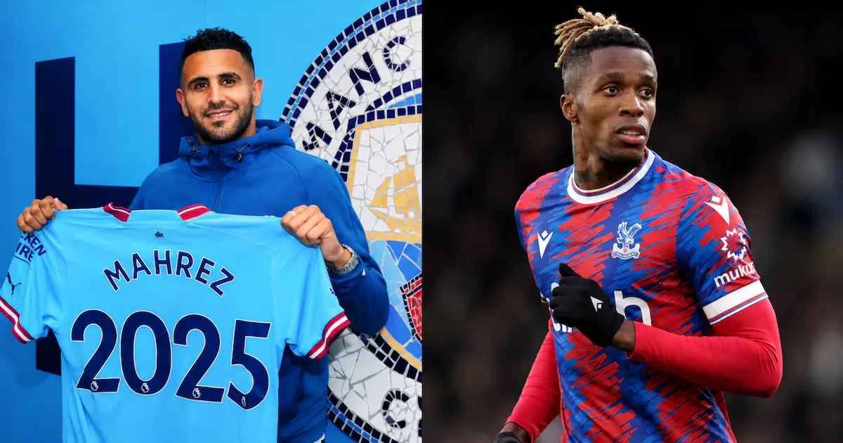 Mahrez e Zaha são oferecidos a clubes brasileiros antes do fim da janela
