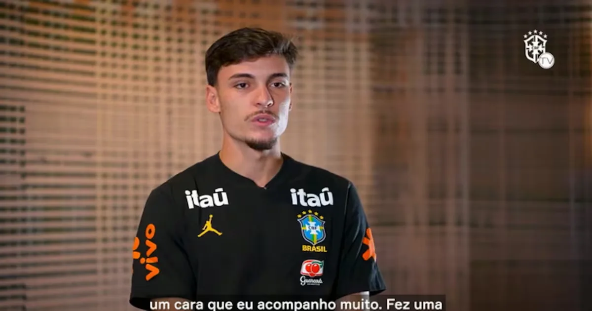 Breno Bidon destaca Bruno Guimarães como referência na Seleção