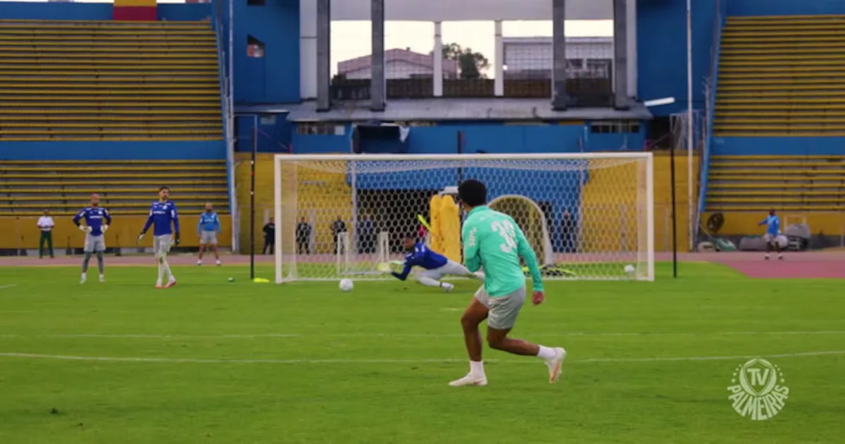 Palmeiras realiza último treino antes de reencontro com a LDU em Quito
