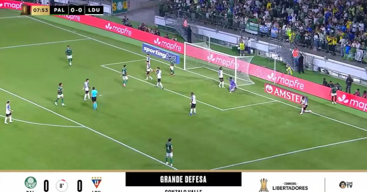 Giay marca pela primeira vez, e Palmeiras abre vantagem diante da LDU