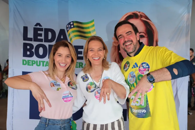 Lêda Borges anuncia apoio a Gustavo Mendanha na disputa pelo Senado